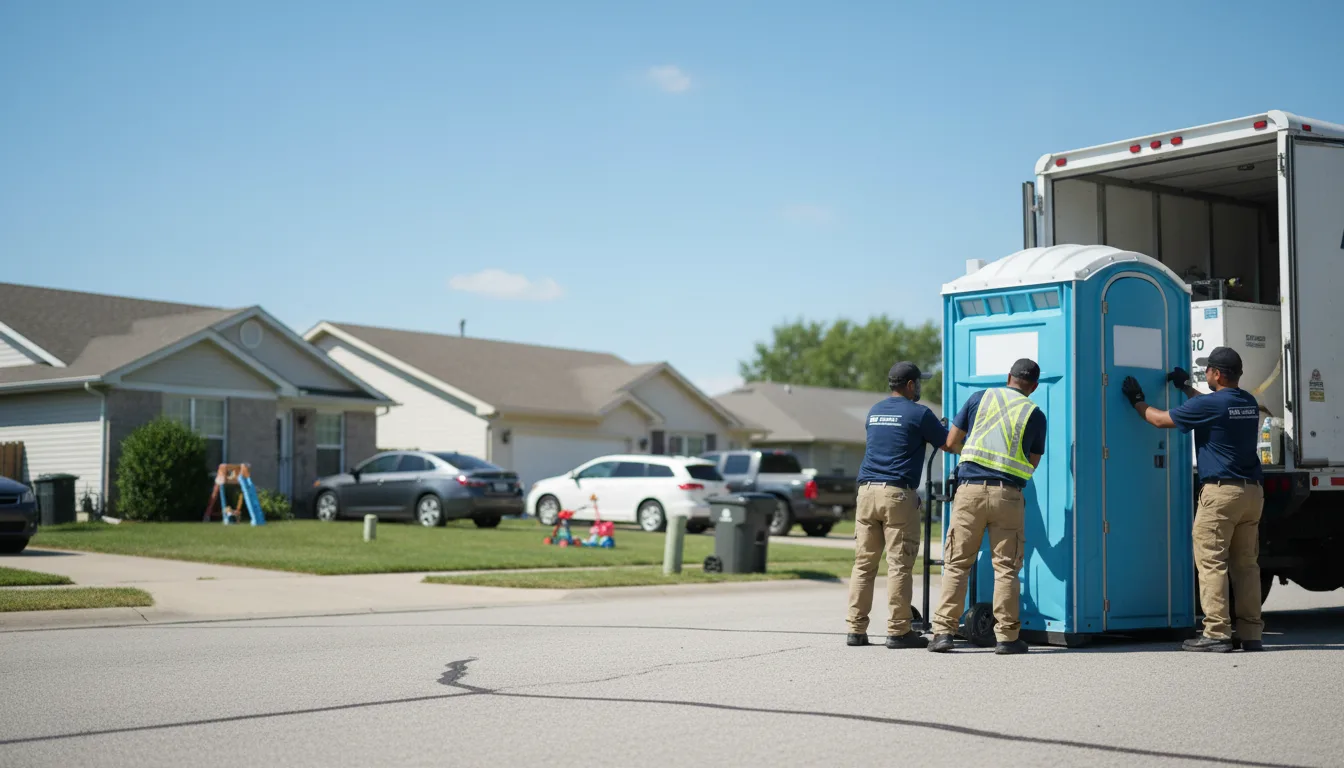 Standard Porta Potty Rentals in Knickerbocker, TX near me